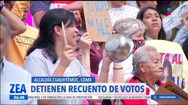 Detienen el recuento de votos en la alcaldía Cuauhtémoc, CDMX