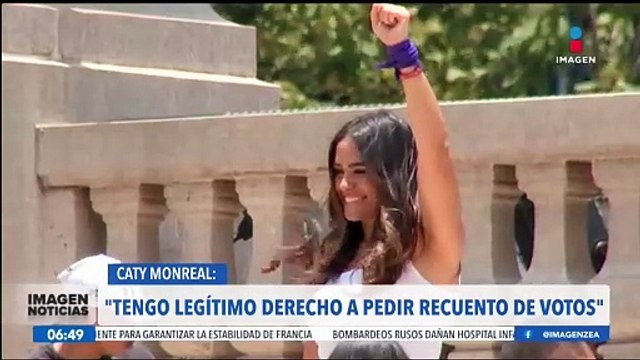 Caty Monreal expresa que tiene legitimo derecho a solicitar el recuento de votos en la alcaldía Cuauhtémoc