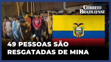 POLÍCIA EQUATORIANA RESGATA EM MINA 49 PESSOAS SEQUESTRADAS POR TRAFICANTES