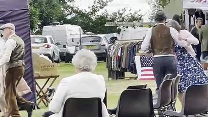 Dancing at the Thorpe Camp 1940s weekend