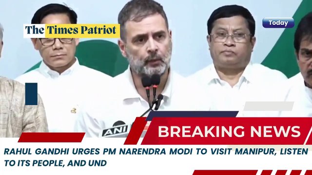 Rahul Gandhi urges PM Narendra Modi to visit Manipur, listen to its people, and understand the situation. #Manipur #RahulGandhi #PMModi