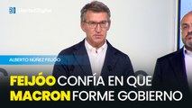 Feijóo confía en que Macron forme un gobierno sin extremos