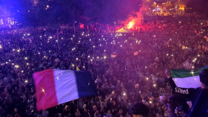 Video shows celebrations in Paris as leftists beat far right in France's snap elections