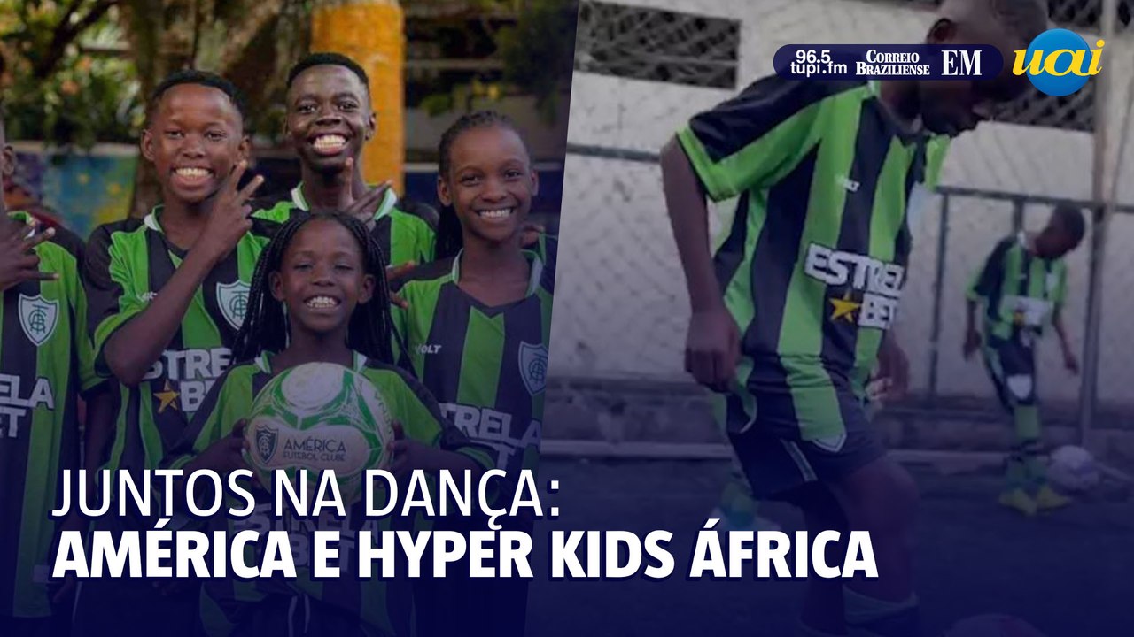América faz campanha com Hypers Kids Africa, grupo de dança de Uganda