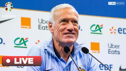 La conférence de l'Équipe de France avec Didier Deschamps et Adrien Rabiot à la veille d'Espagne - France !