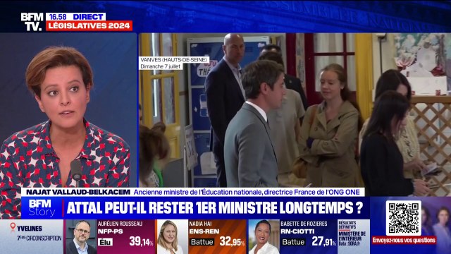 Ça ne fait aucun doute pour moi : Najat Vallaud-Belkacem estime que la gauche est légitime à former un nouveau gouvernement