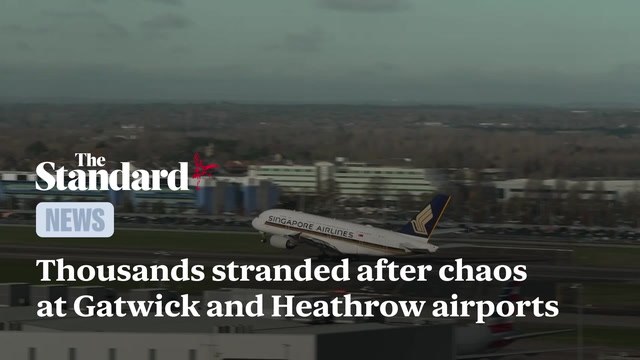 Thousands Stranded After Flight Cancellations And Delays At Gatwick And Heathrow Airports