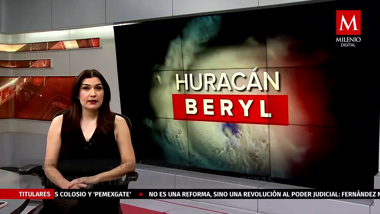 Huracán 'Beryl' toca tierra en Matagorda, Texas