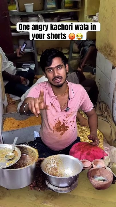Angry kachori wala------❌❌_kachori _angrykachoriwala _kolkatafamousstreetfood _foodvlogger _comedy(720P_HD)