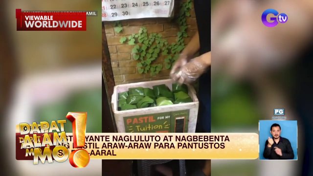 Lalaki, nagsikap araw-araw para may pantustos sa kanyang pag-aaral | Dapat Alam Mo!