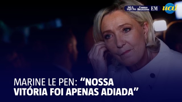 Le Pen afirma que a vitória foi apenas adiada', após resultados eleitorais