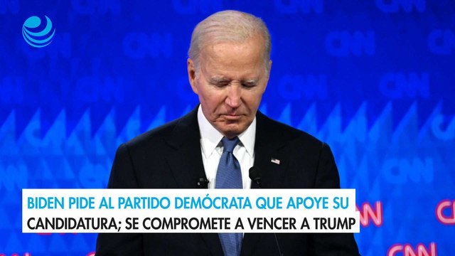 Biden pide al Partido Demócrata que apoye su candidatura; se compromete a vencer a Trump