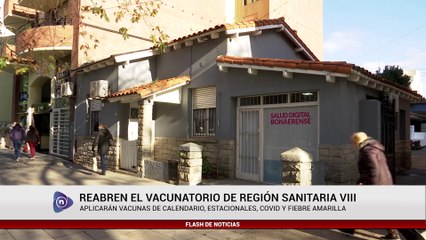 REABREN EL VACUNATORIO DE REGIÓN SANITARIA VIII