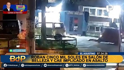 Cae alias 'Chatín' tras asaltar una salón de belleza en El Agustino: sujeto robó S/5000 del local