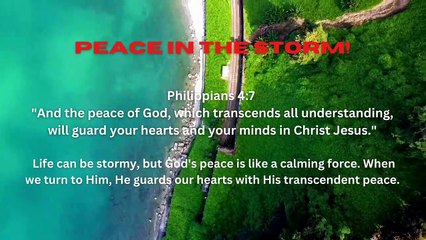 Are you facing Life's Storms