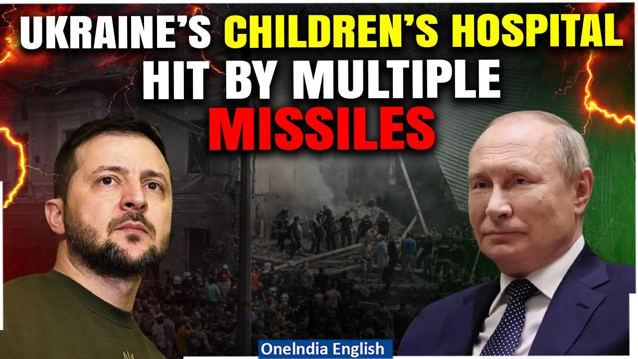 Russian Strikes Hit Multiple Ukrainian Cities, Children’s Hospital Hit In The Fresh Blitz | Watch
