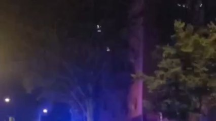 El incendio de la madrugada del lunes 8 de julio en el distrito de Latina en Madrid.