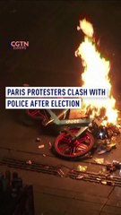 Paris protesters clash with riot police