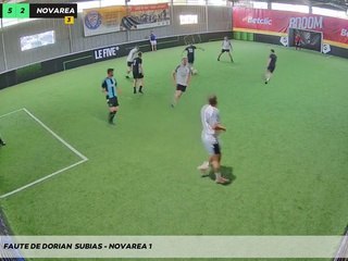 Faute de Dorian  Subias - NOVAREA 1