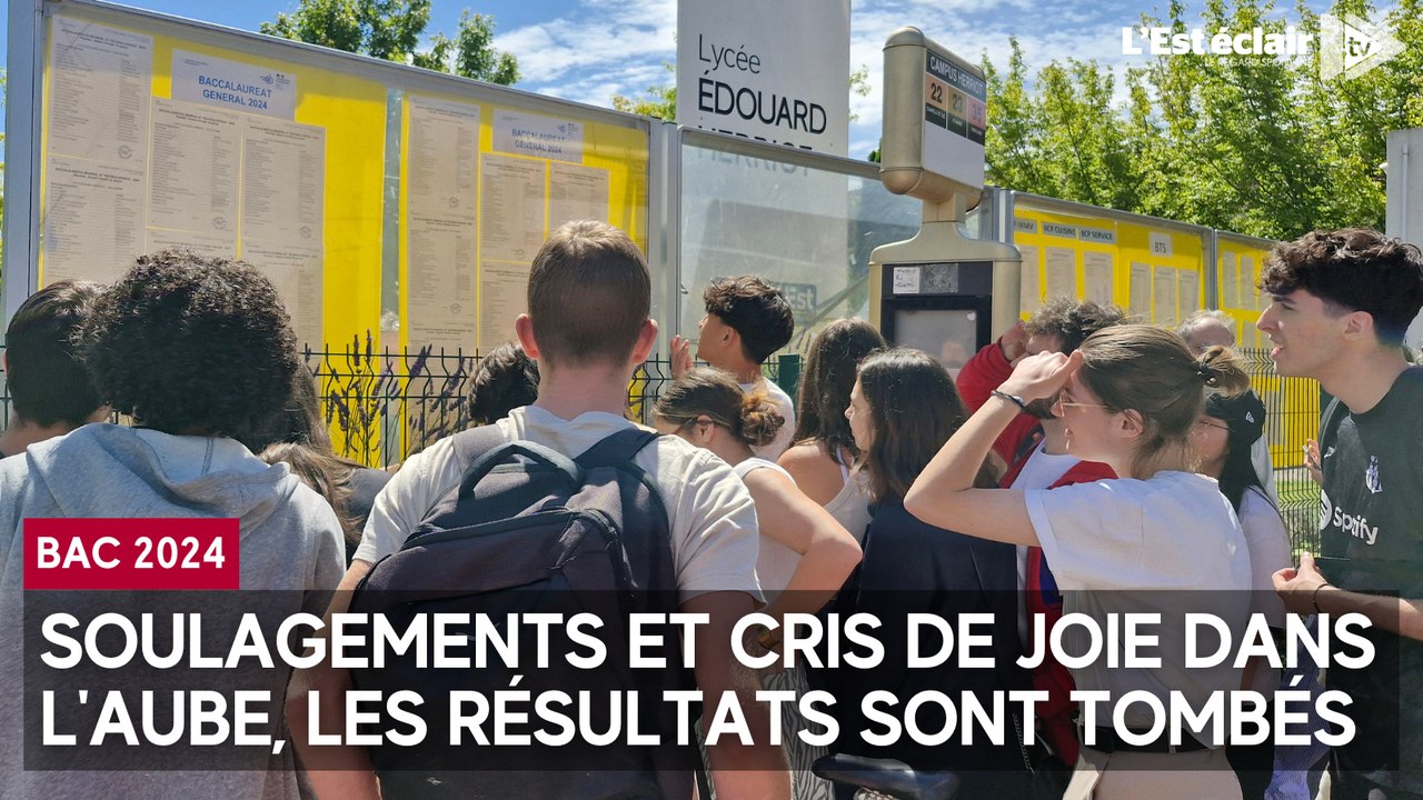 Soulagements et cris de joie dans l'Aube, les résultats du bac 2024 sont tombés