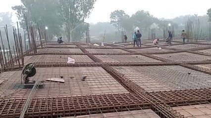 Slab casting work