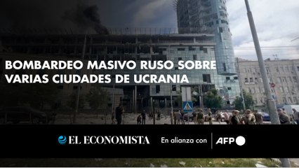 Bombardeo masivo ruso sobre varias ciudades de Ucrania
