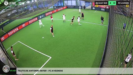 Faute de Antonin  Defer - FC AVESNOIS
