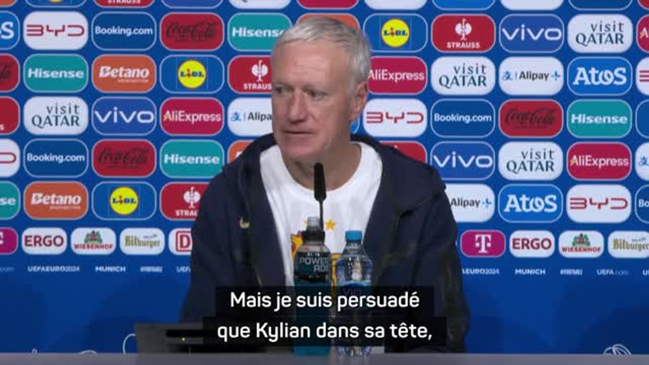 Bleus - Deschamps : "Je suis persuadé que Mbappé est à fond depuis le départ dans sa tête"