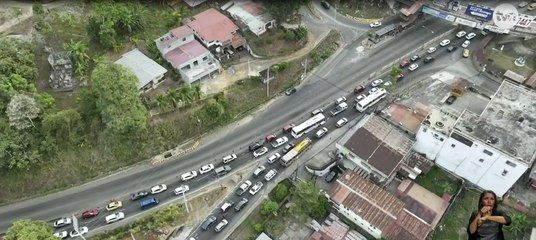 Inversión de carriles hacia Panamá Oeste