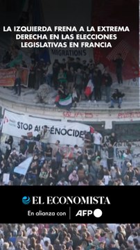 La izquierda frena a la extrema derecha en las elecciones legislativas en Francia