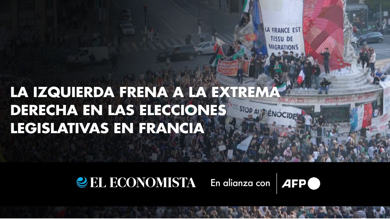 La izquierda frena a la extrema derecha en las elecciones legislativas en Francia