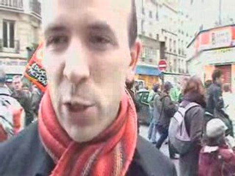 Les enseignants à la manif du 15 avril à Paris