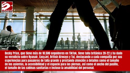 Blogger de viajes clasifica a las aerolíneas según pasajeros de talla grande