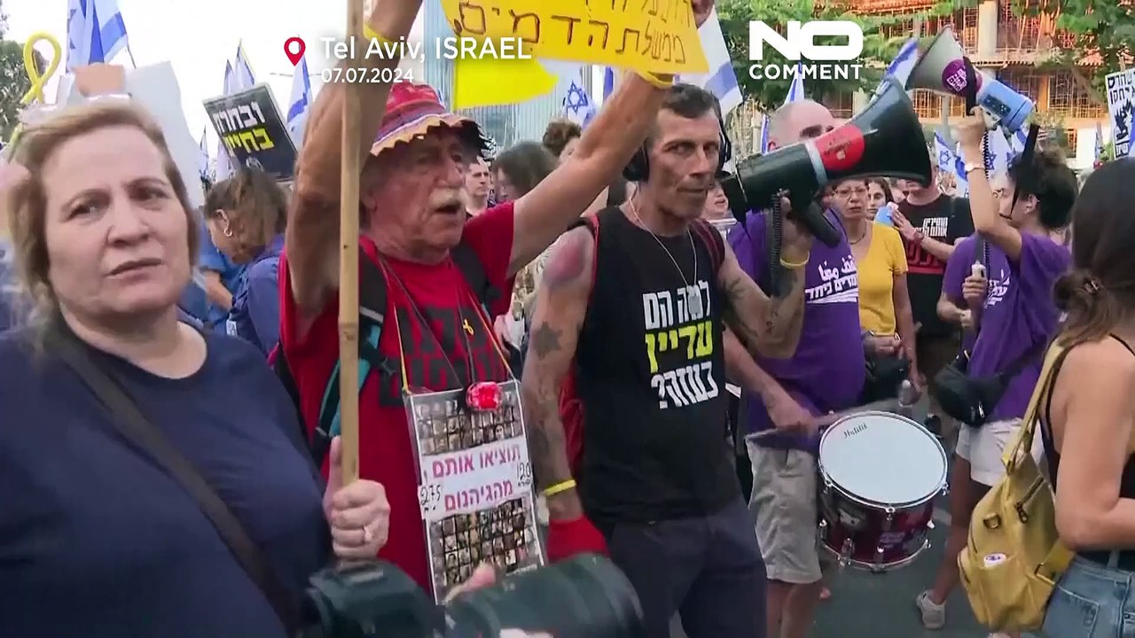 استمرار المظاهرات المطالبة بعقد صفقة تبادل مع حماس ونتنياهو يضع أربعة شروط غير قابلة للتفاوض