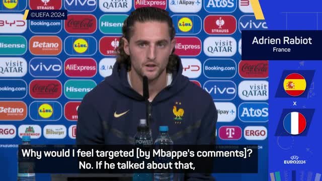 Rabiot 'not targeted' by Mbappe in calls for Pogba's creativity