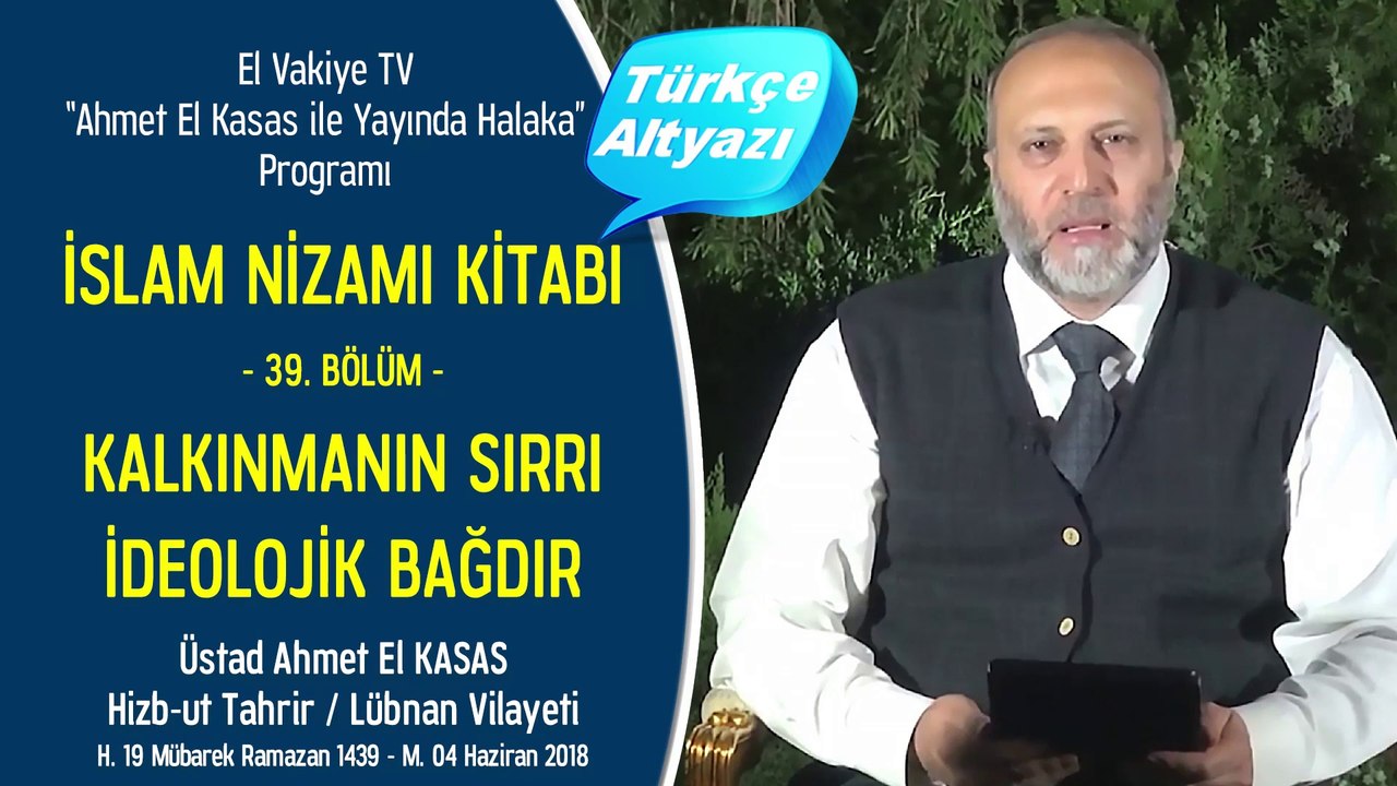 İslam Nizamı Kitabının (38.) Halakası || Kalkınmanın Sırrı İdeolojik Bağdır