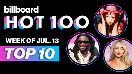 Billboard Hot 100 Top 10 Countdown For July 13, 2024 | Billboard News