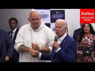 JUST IN: President Biden Joins John Fetterman At Biden-Harris Event In Pennsylvania