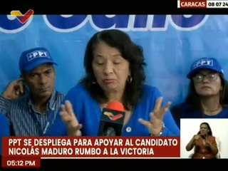 Caracas | PPT se despliega en todo el país para apoyar la candidatura del ciudadano Nicolás Maduro