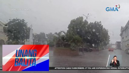 Malakas na ulan at hangin, namerwisyo sa ilang bahagi ng bansa | Unang Balita