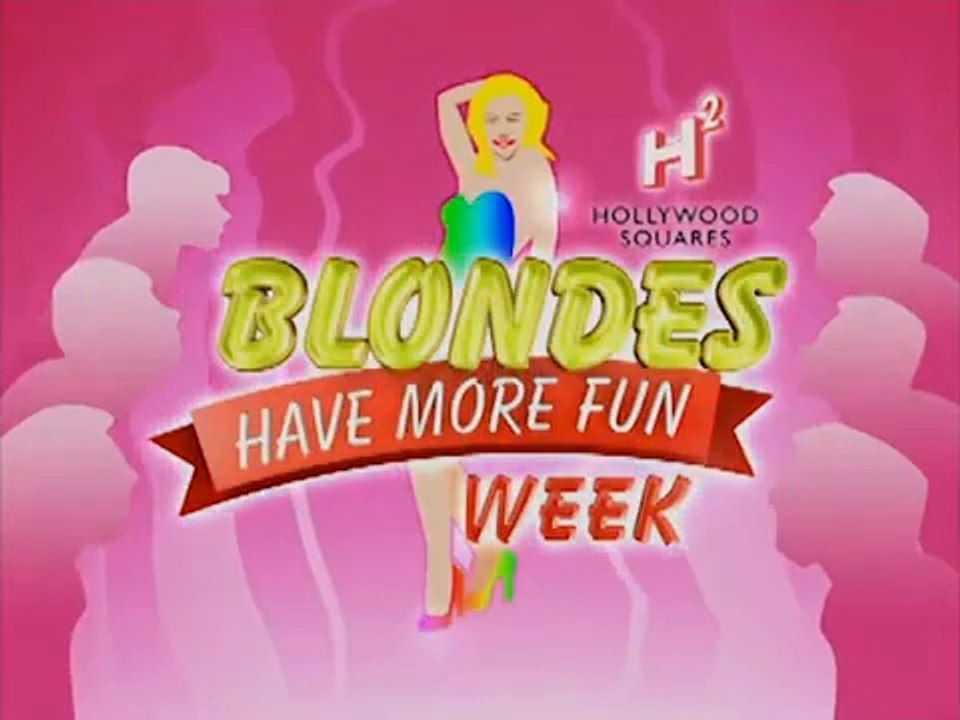 Hollywood Squares (Tom Bergeron, 2002/2003) - Season 5 Blondes Have More Fun Week May 16th Episode