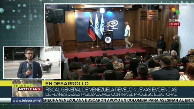 Fiscal General de Venezuela mostró evidencia de planes terroristas de parte de la derecha venezolanade la extrema derecha