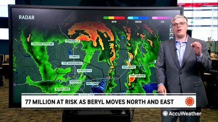 Impacts from Beryl to stretch from Texas to New Hampshire