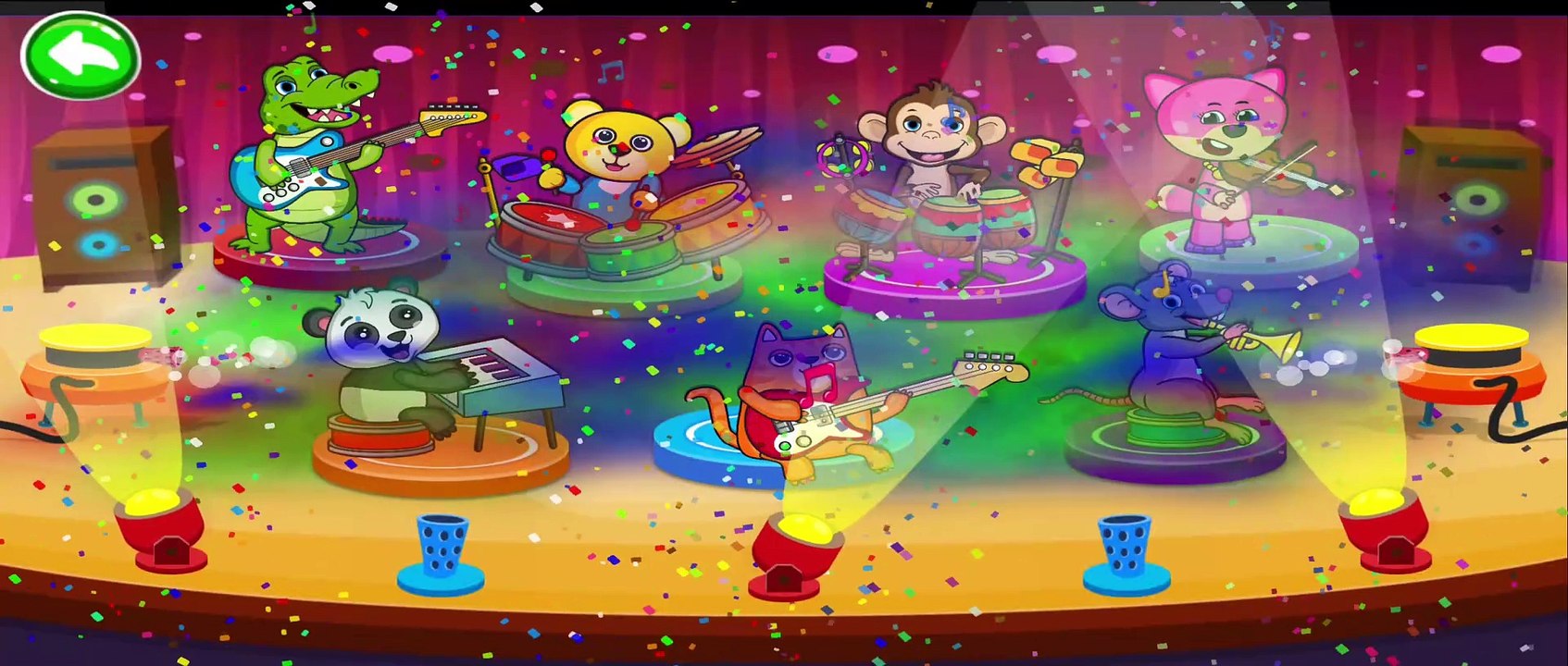 Music concert, cartoon Piano  Kids Music Songs