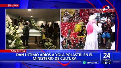 Yola Polastri: el último adiós a la ‘chica de la tele’ en el Ministerio de Cultura