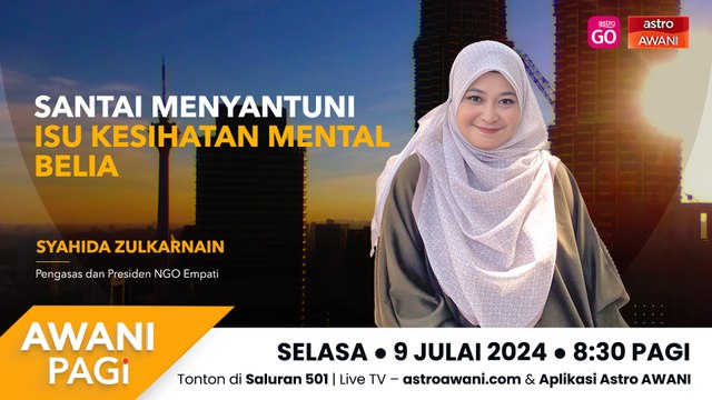 AWANI Pagi: Santai menyantuni isu kesihatan mental belia