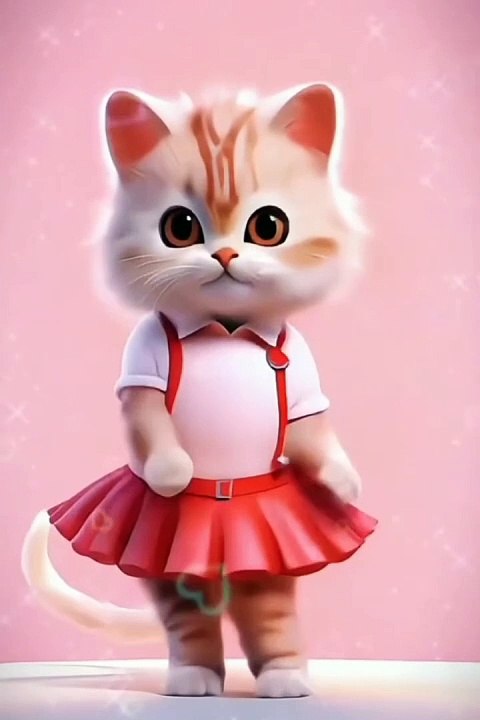 Beautiful cat amazing Dance