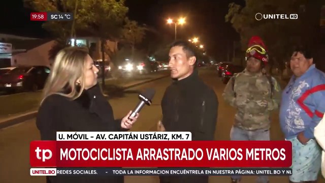 Cochabamba: Motociclista murió tras ser arrollado y arrastrado dos cuadras en la av. Víctor Ustáriz