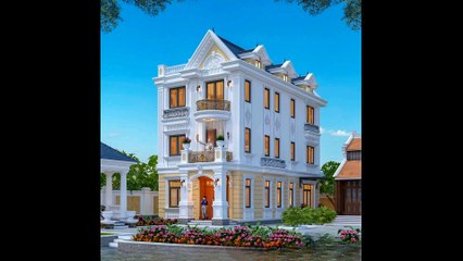 100++ Mẫu nhà phố 3 tầng mái thái