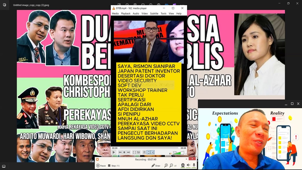 DUA MANUSIA BERHATI IBLIS: KOMBESPOL MUHAMMAD NUH AL-AZHAR DAN CHRISTOPHER HARIMAN RIANTO!